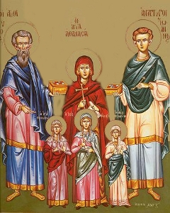 Traslazione delle reliquie dei santi Ciro e Giovanni, anargiri
